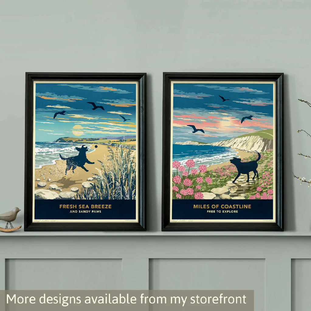 LABRADOR RETRIEVER ‘FRESH START’ LIMITED EDITION ART PRINT - Image 11
