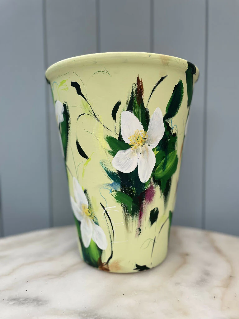 'Miles' Collection - Hand Painted Interior Terracotta Plant Pot - Image 2