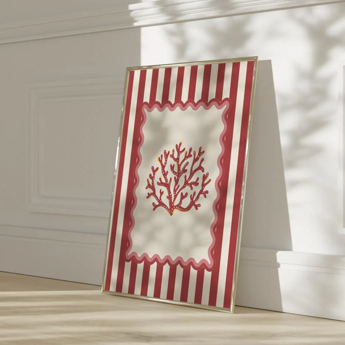 Coral Art Print Nautical Kitchen Wall Art - Image 5