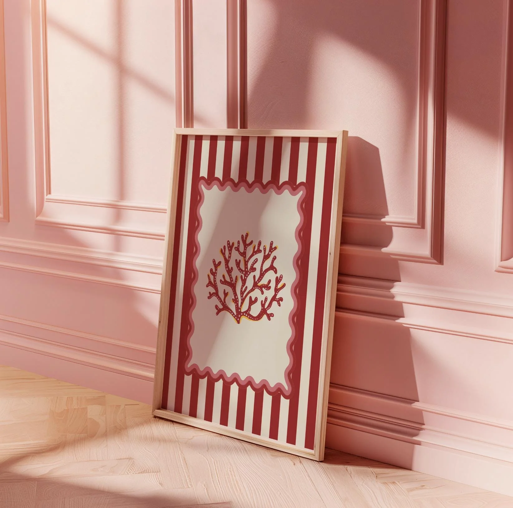 Coral Art Print Nautical Kitchen Wall Art - Image 6