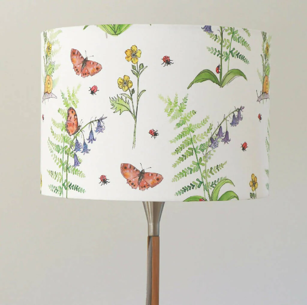 Cornish Woodland Designer Lampshade - Image 2