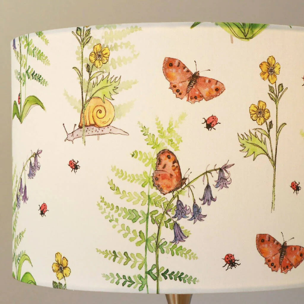 Cornish Woodland Designer Lampshade - Image 5