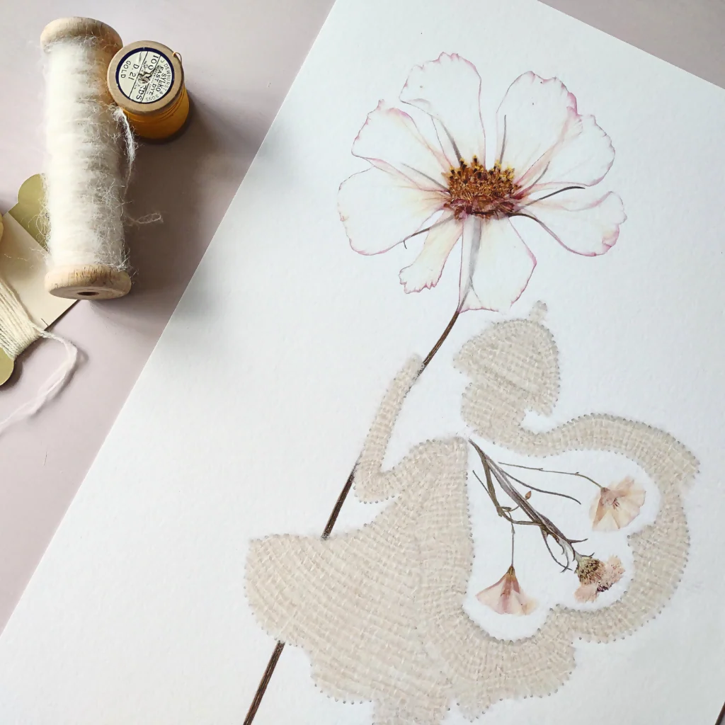 Cosima The Linen Fairy Art Print - Image 2