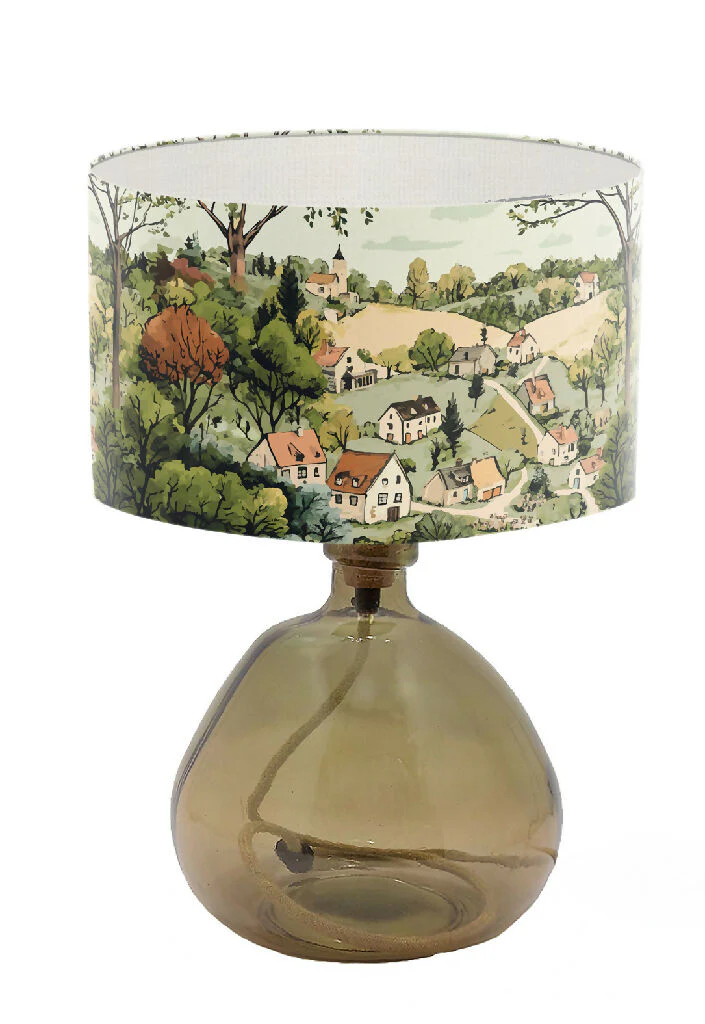 'Cotswolds' Countryside Illustrative Lampshade - Image 4