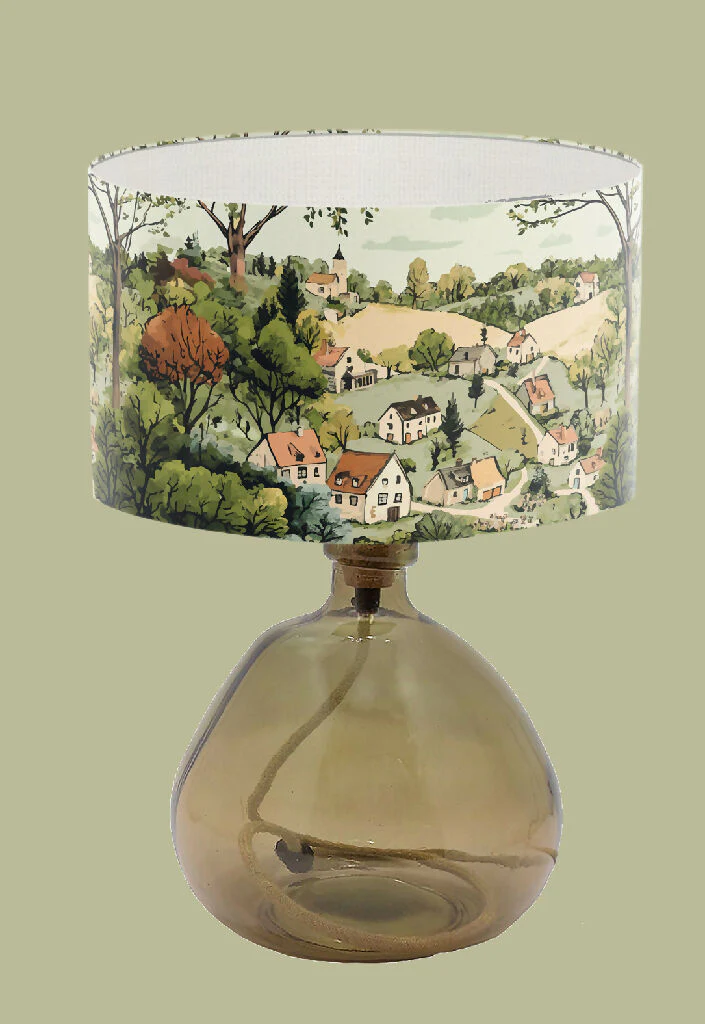 'Cotswolds' Countryside Illustrative Lampshade - Image 6