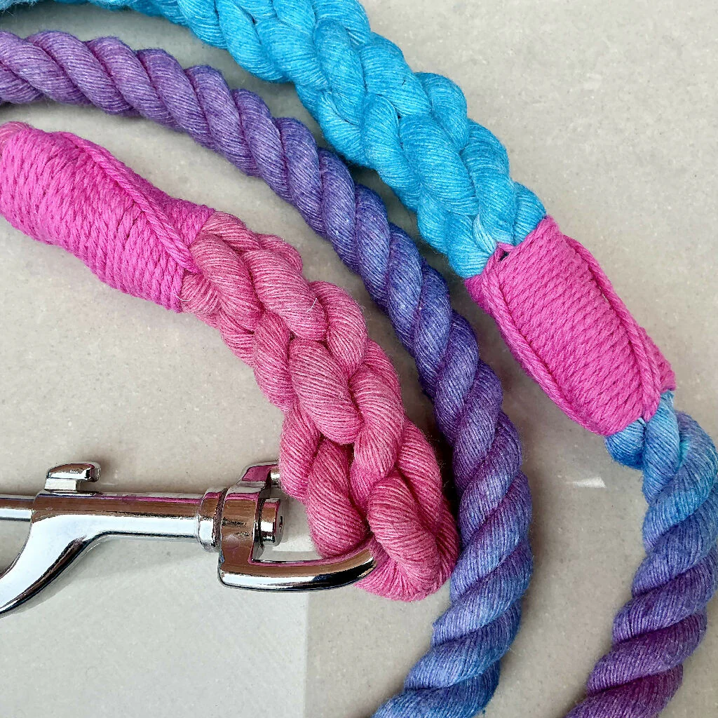 Cotton Rope Lead - Candy - Image 2