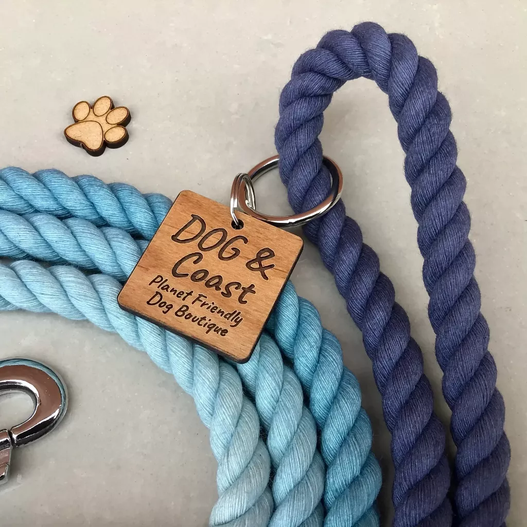 Cotton Rope Lead - Ocean Waves - Image 2