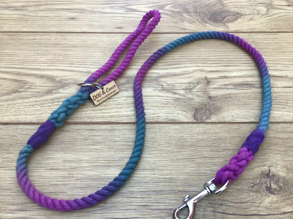 Cotton Rope Lead - The Royal - Image 2