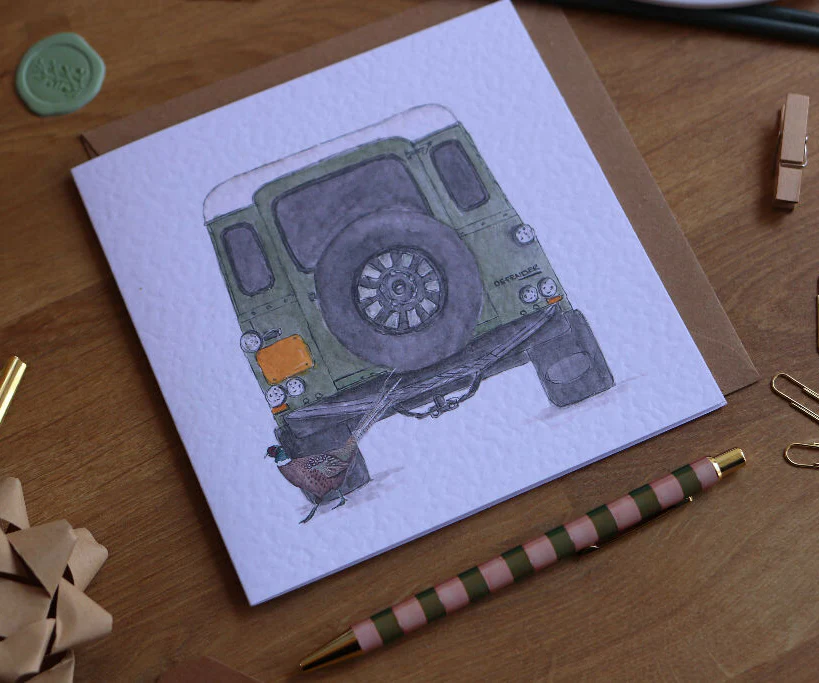 Country Defender Greeting Card - Image 2