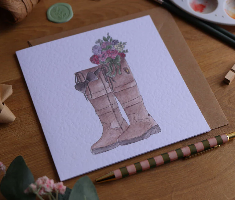 Country Wedding Greeting Card - Image 2