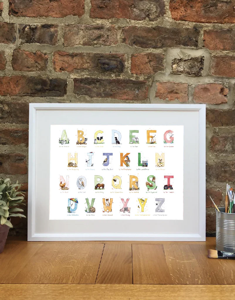 Countryside themed Full A-Z | Signed Limited Edition Print