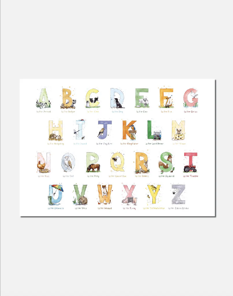 Countryside themed Full A-Z | Signed Limited Edition Print - Image 2