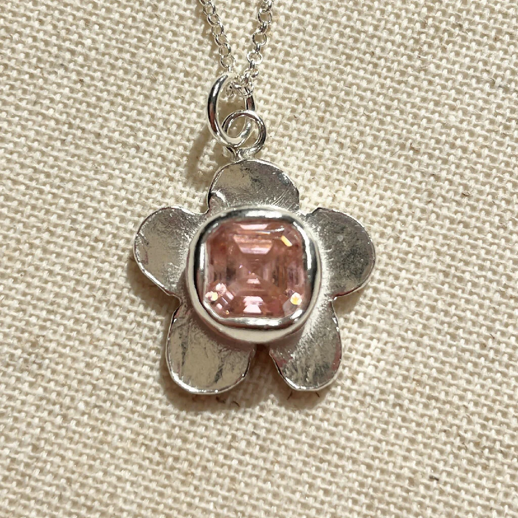 Precious Flower Solid Silver Pendants - Image 5