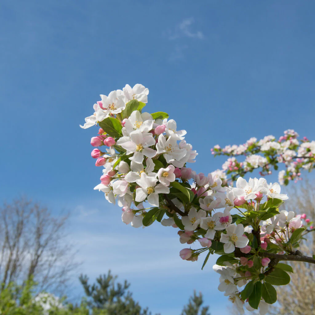 Crab Apple Trees, 'Red Sentinel', Full Plants in 10 Litre Pots - Image 2