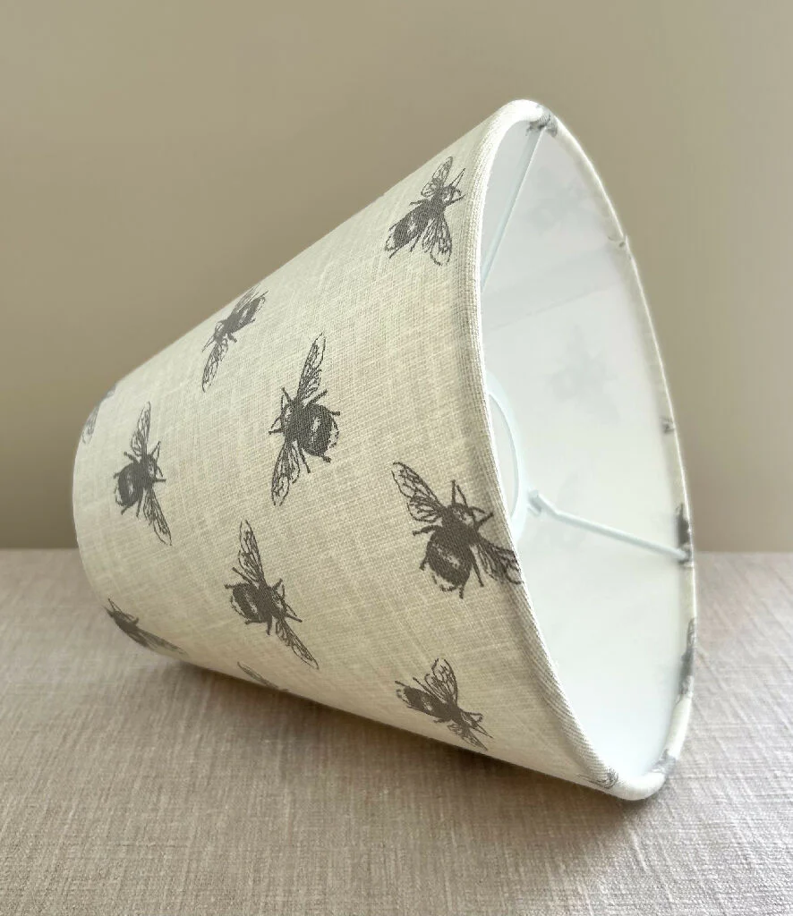 'Cream Bees' Lampshade - Image 2