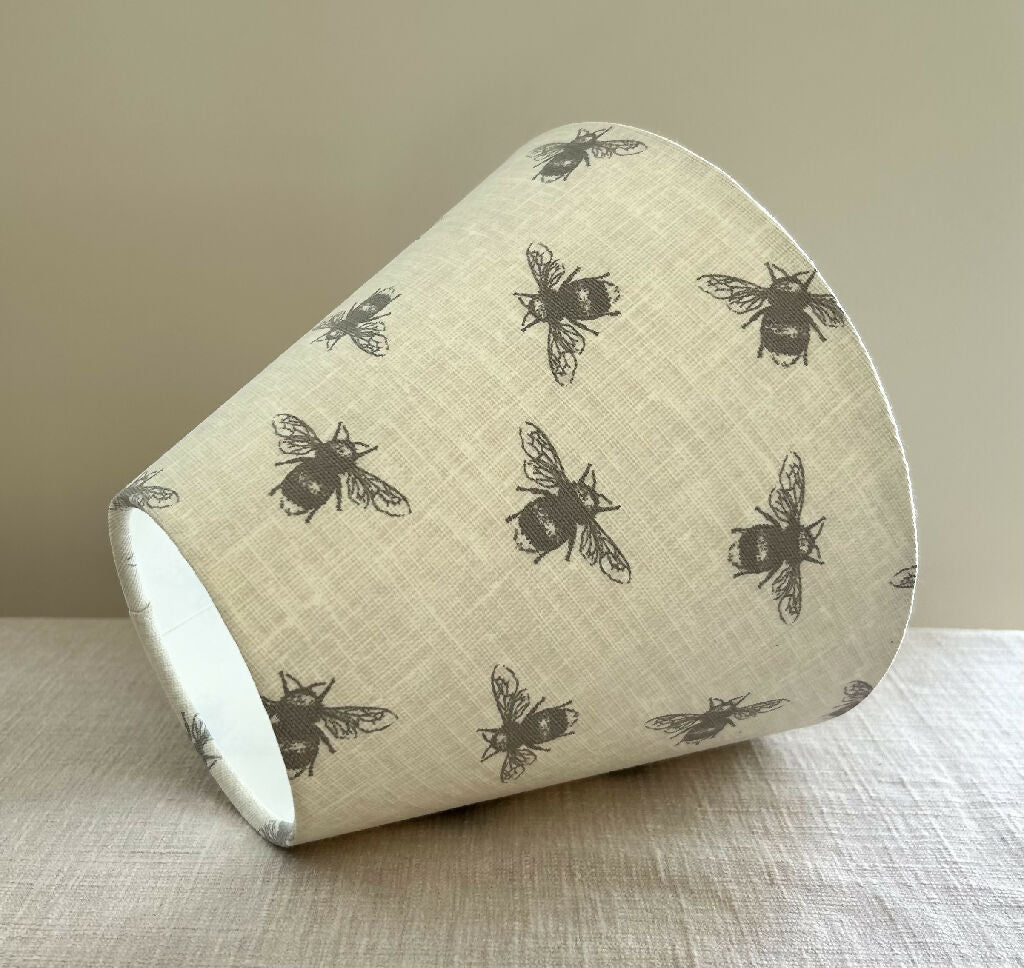 'Cream Bees' Lampshade - Image 5