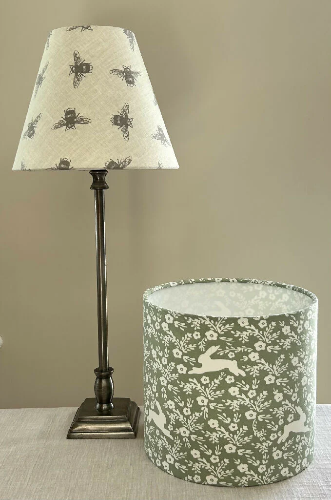 'Cream Bees' Lampshade - Image 7