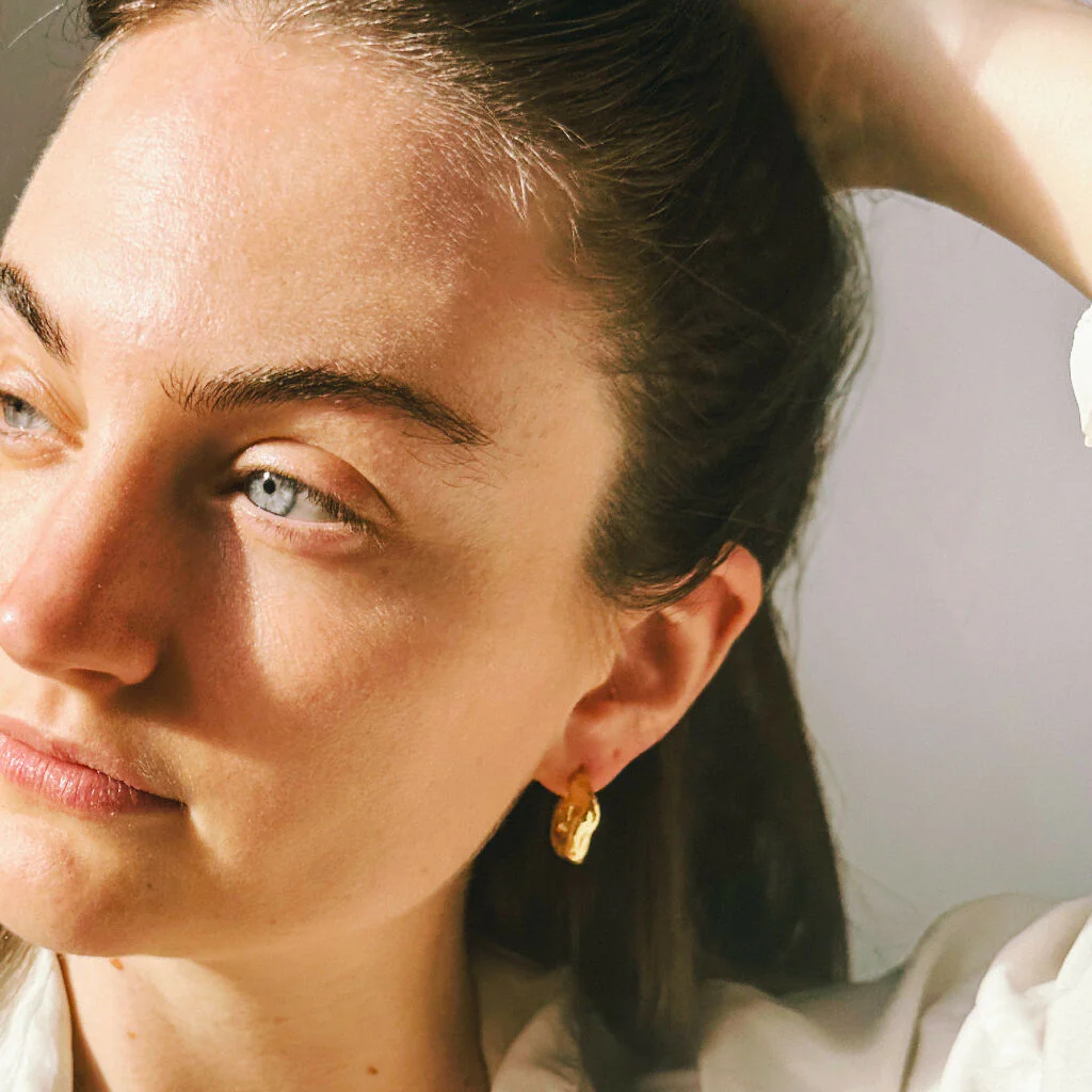 Crescent Beeswax Hoops - Image 5