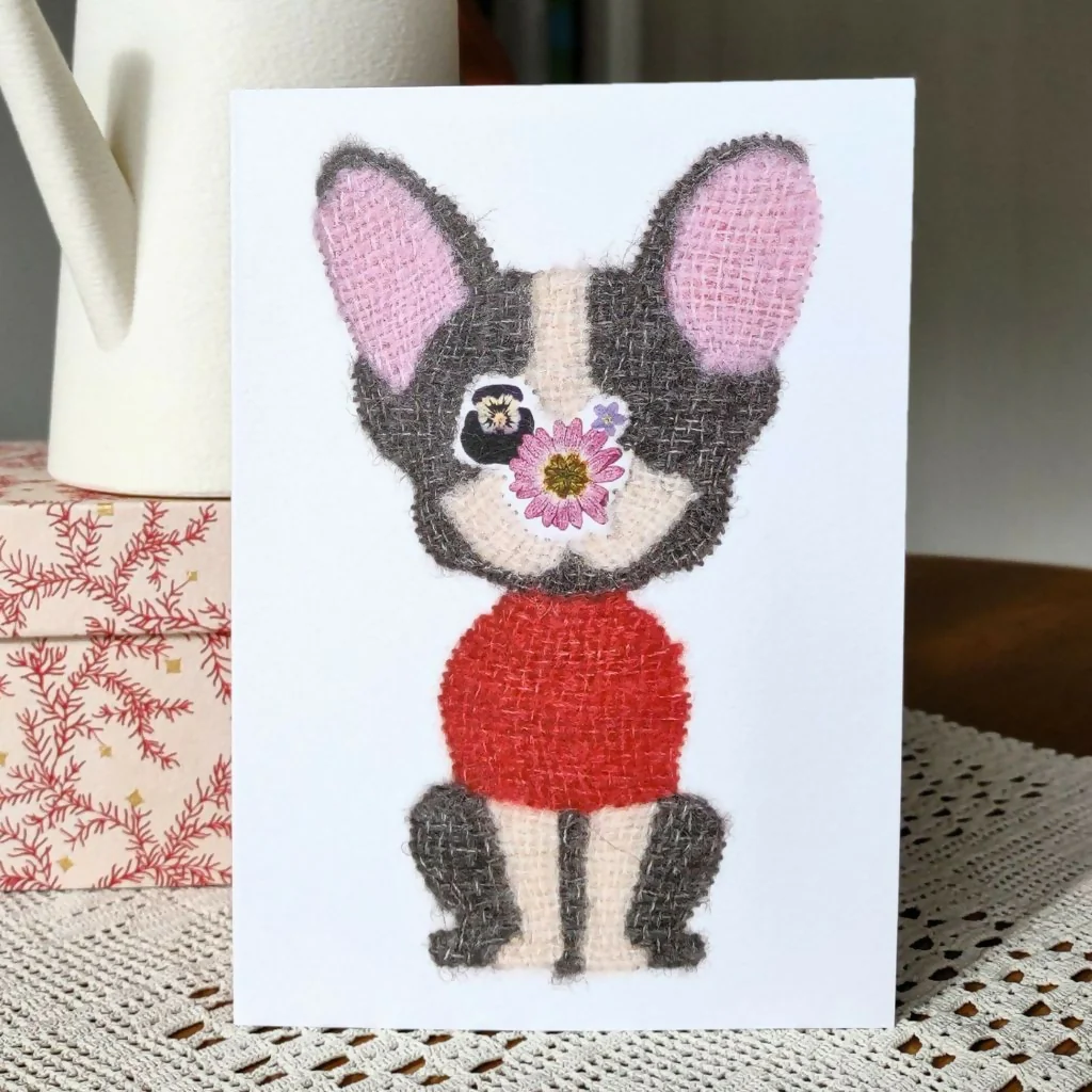 Cyrus The Bulldog Birthday Card