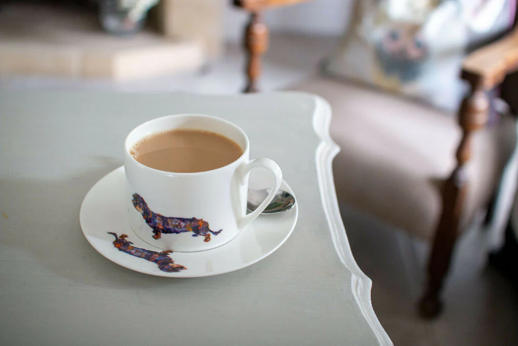 Dachshund Cup & Saucer - Image 2