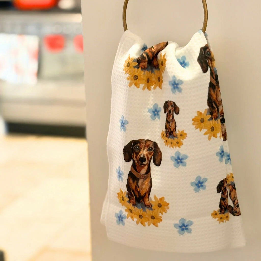 Dachshund Tea Towel - Country Collection - Image 2