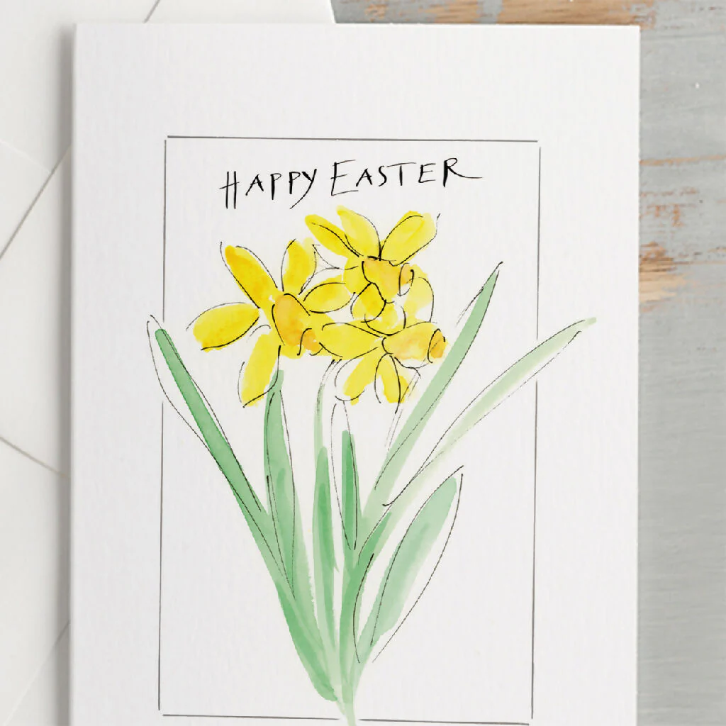 'Daffodils' Easter Greeting Card - Image 2