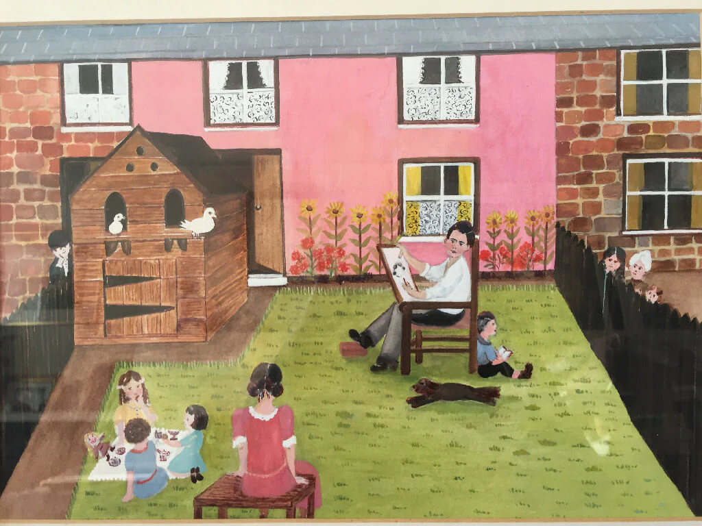 Dai Romantic Paints his Family