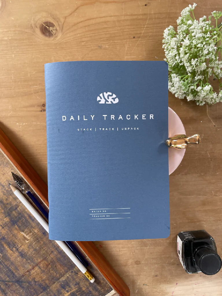 Daily Wellbeing Tracker in Blue