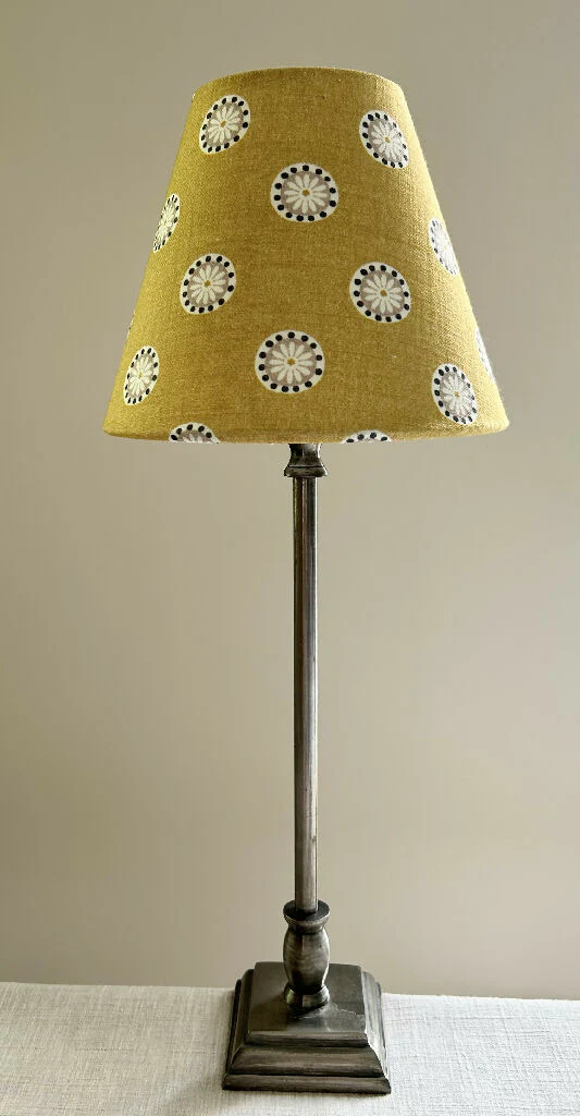Daisy Spot Lampshade in Ochre - Image 4