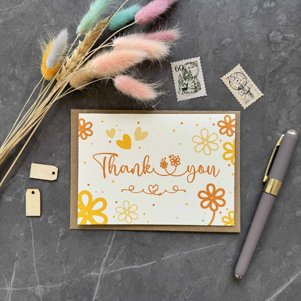 Daisy Thank You Note Card Set - Image 4