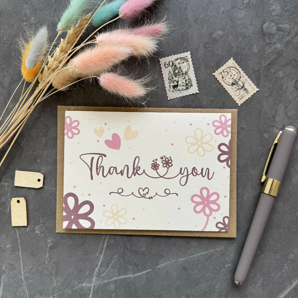 Daisy Thank You Note Card Set - Image 5