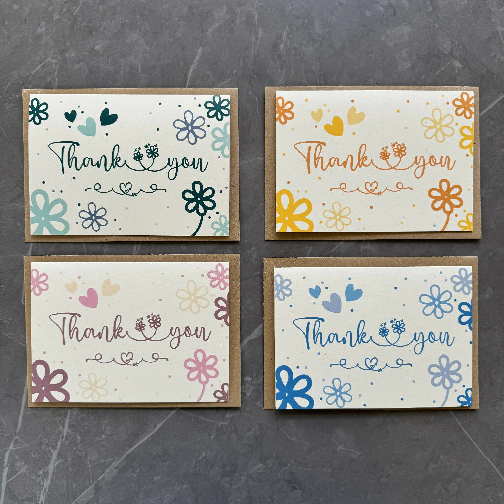 Daisy Thank You Note Card Set - Image 7