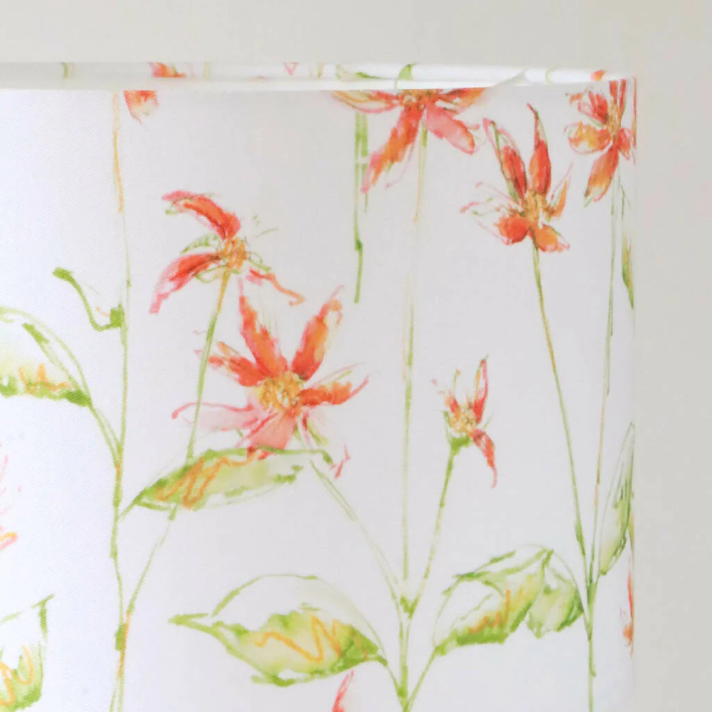 Dancing Autumn Daisies Designer Lampshade - Image 3