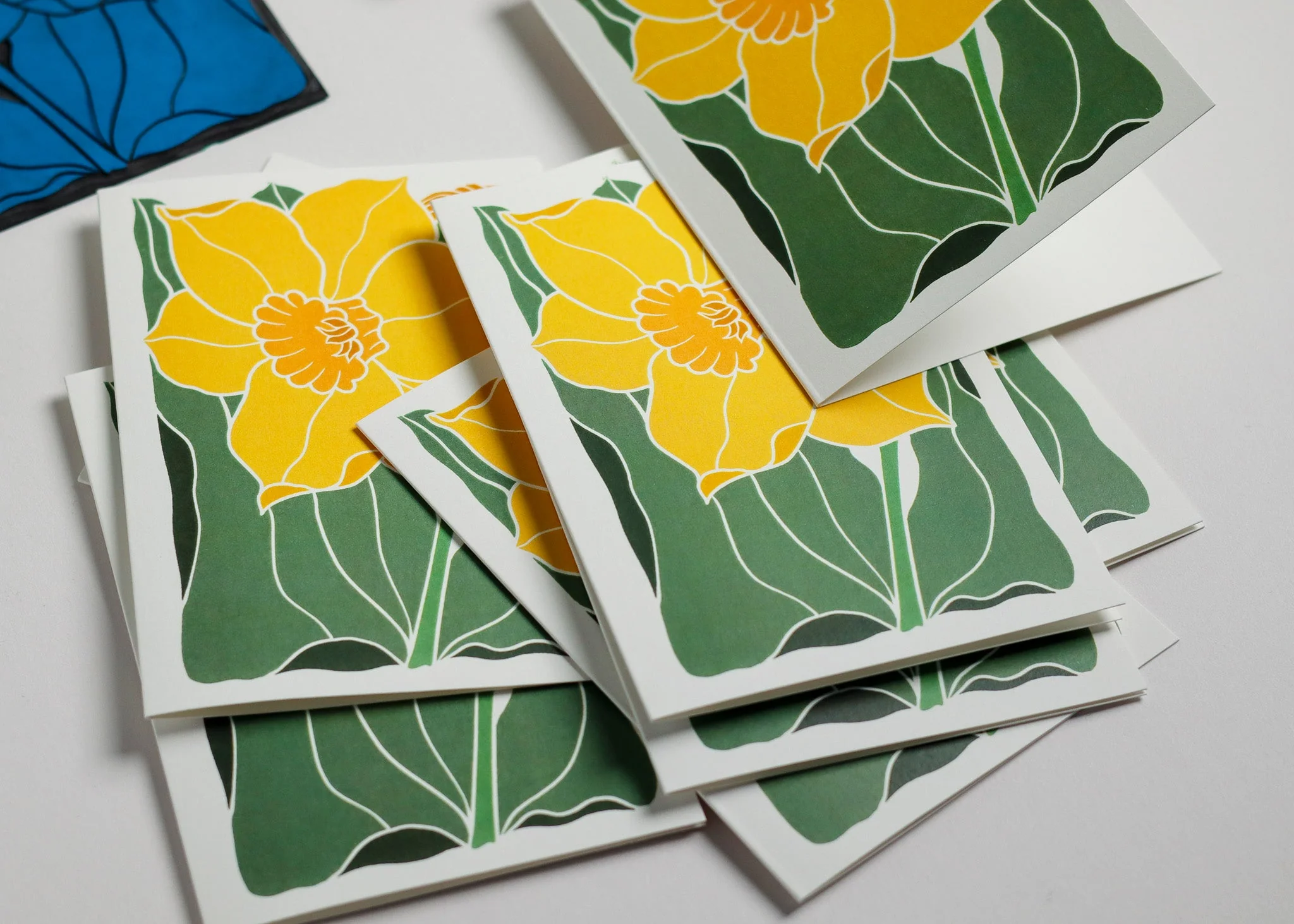 Dancing Daffodil | Set of 8 Notecards & Envelopes - Image 4
