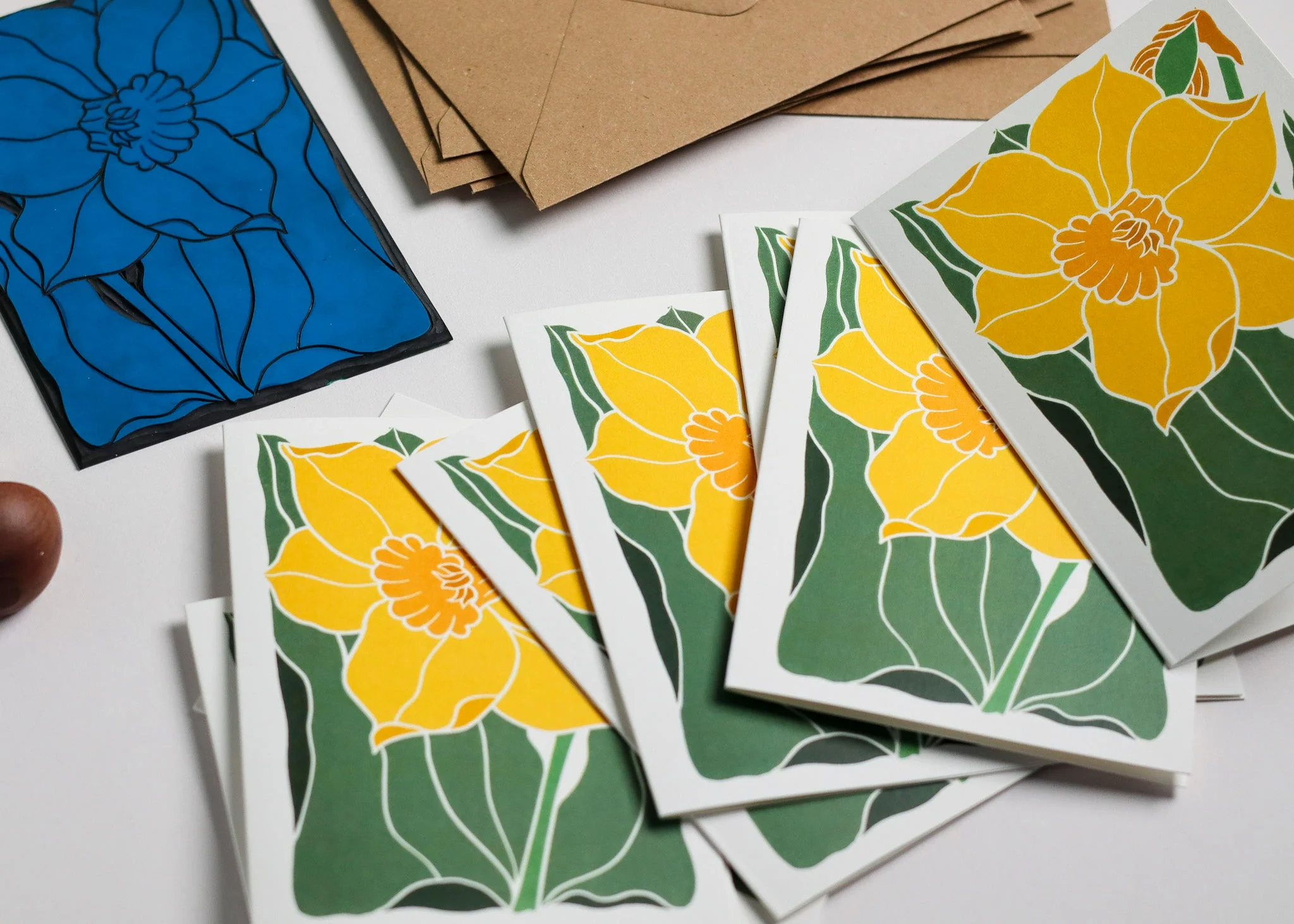 Dancing Daffodil | Set of 8 Notecards & Envelopes - Image 6