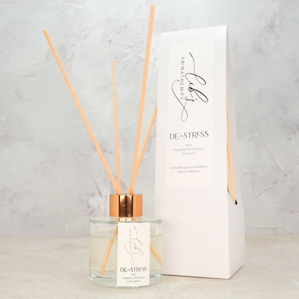 De-Stress Essential Oil Reed Diffuser - Image 2