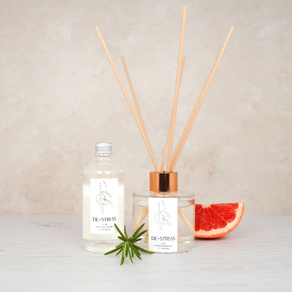 De-Stress Essential Oil Reed Diffuser - Image 4