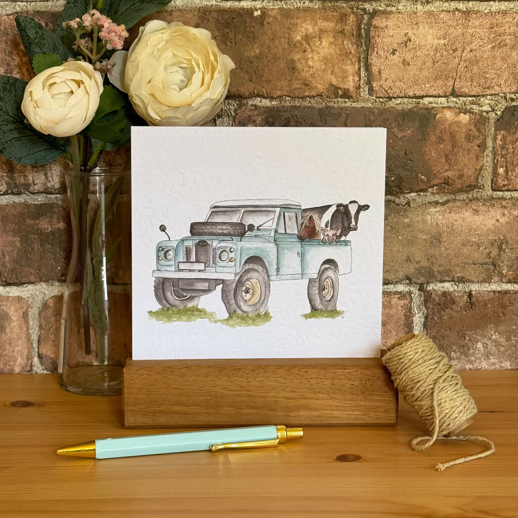 Defender Farm Friends Greeting Card - Image 2