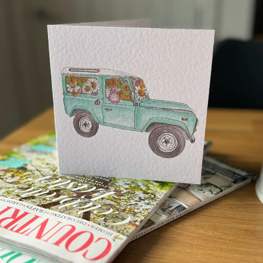 Defender In Bloom Greeting Card - Image 2