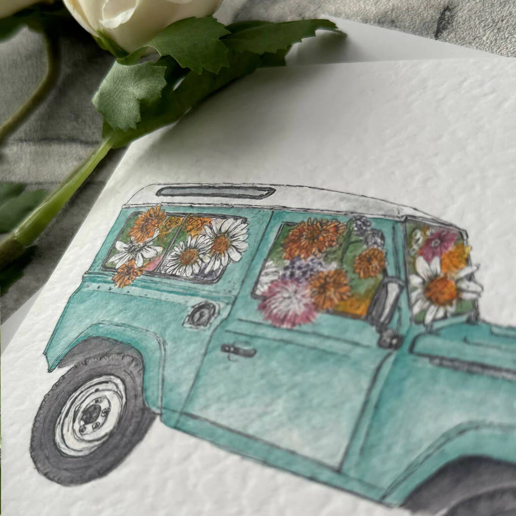 Defender In Bloom Greeting Card - Image 3