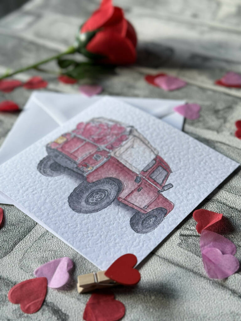 Defender Valentine Greeting Card - Image 2