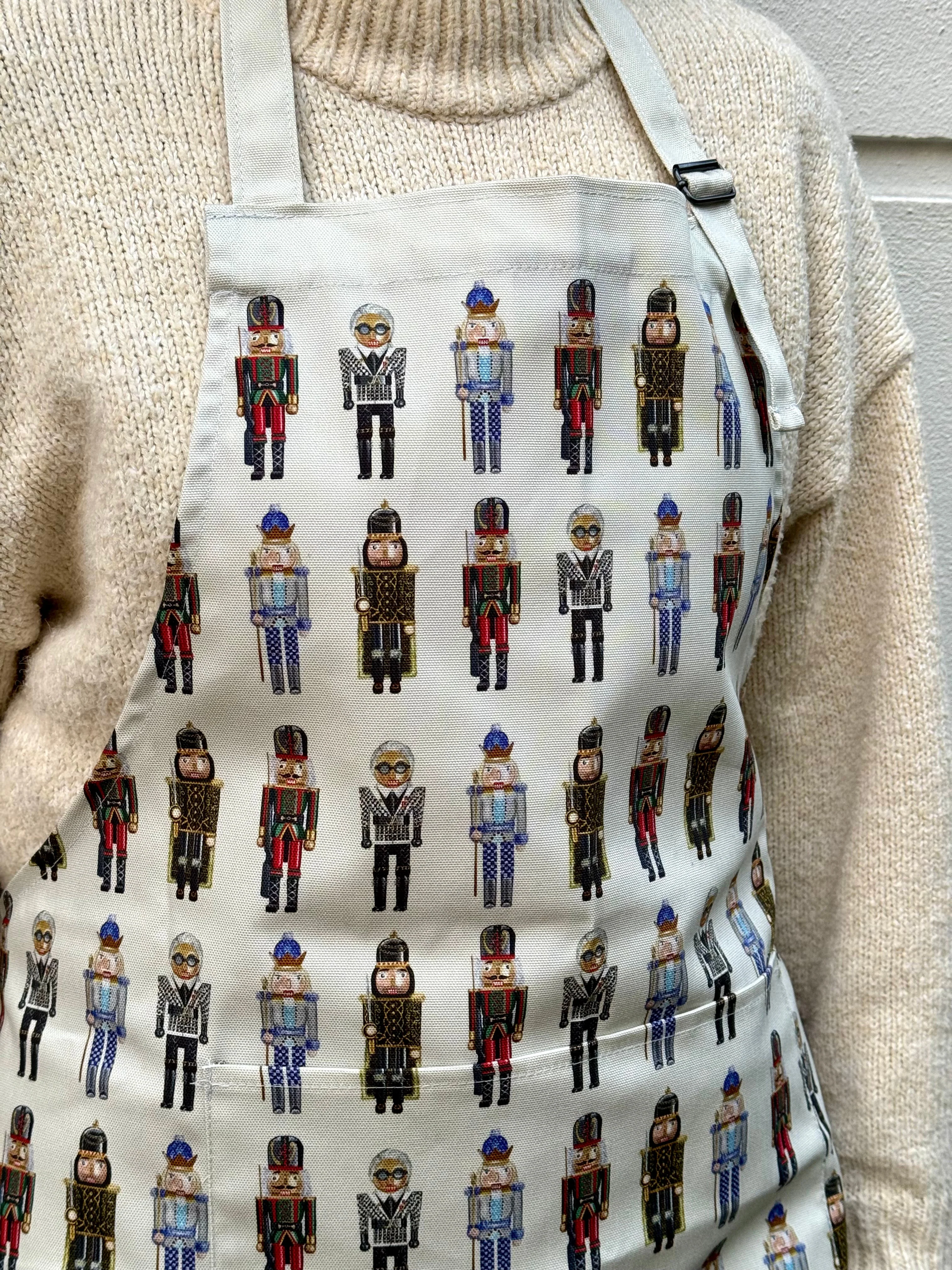 Designer Nutcrackers 100% Cotton Apron - Image 4