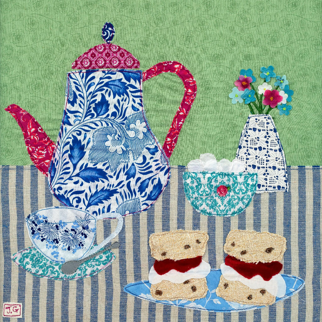 'Devon Cream Tea' - Limited Edition Art Print - Image 2