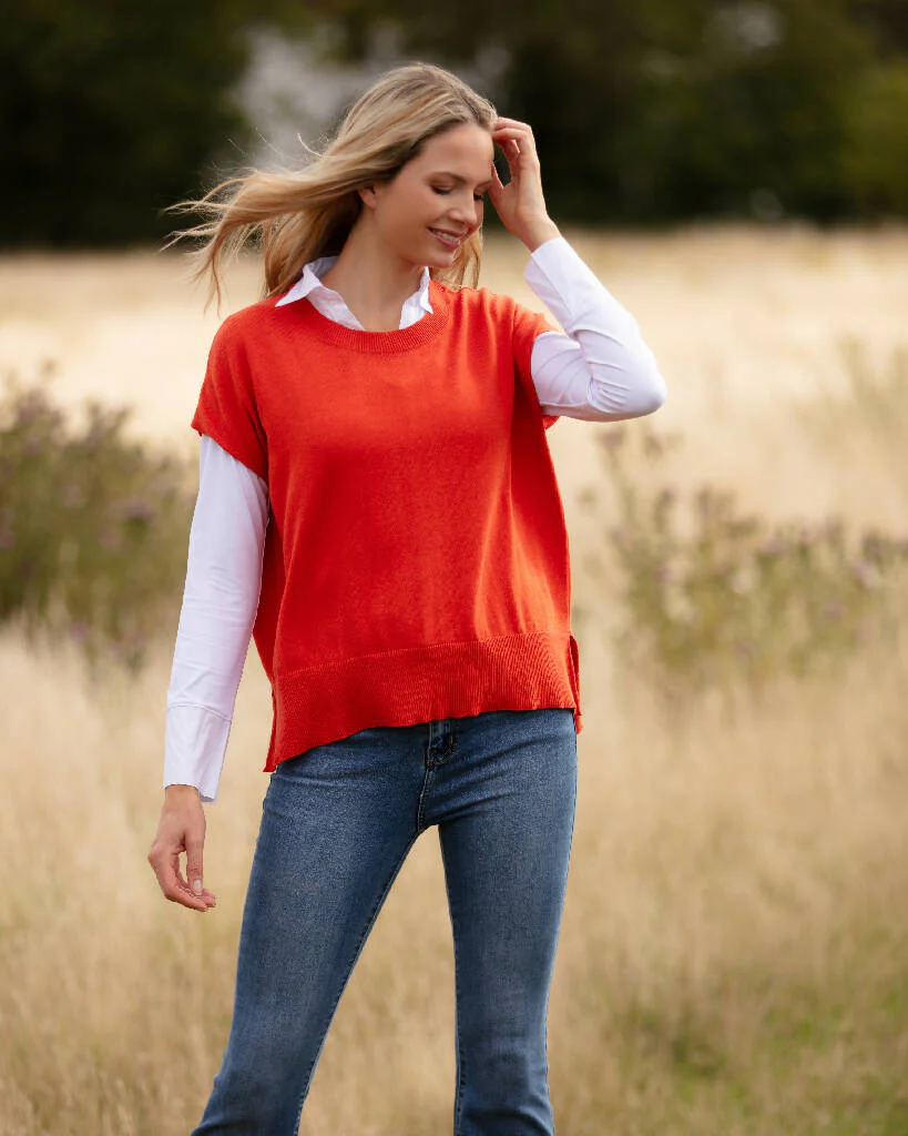 Diane Cotton Sleeveless Knit - Image 4