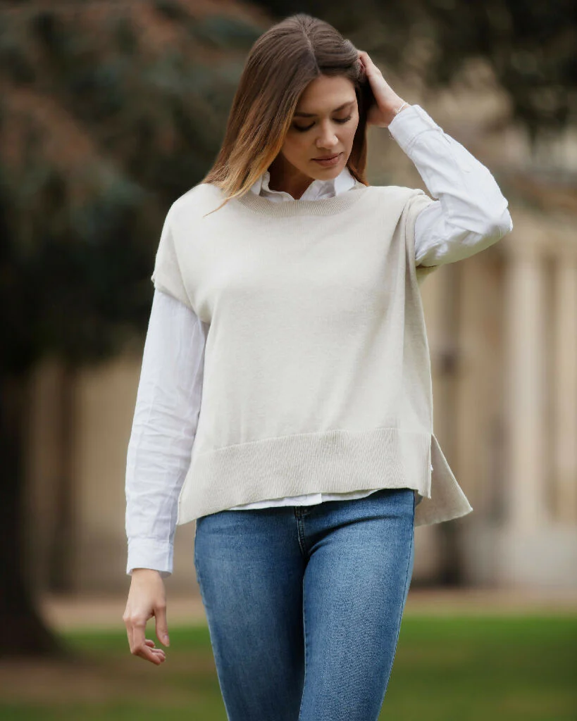 Diane Cotton Sleeveless Knit - Image 5