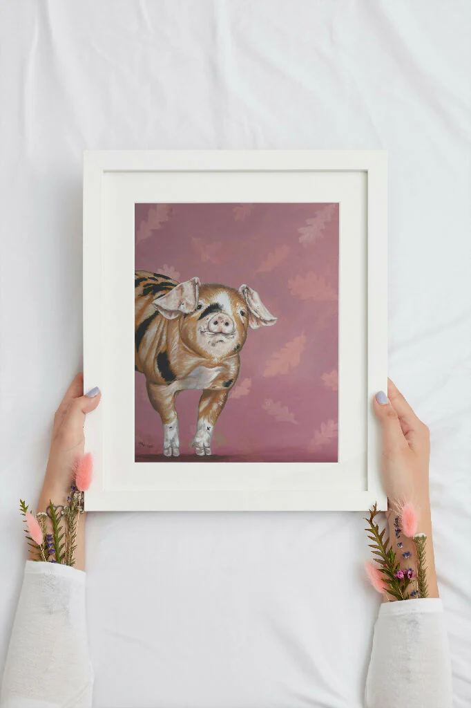Diddy Pig Limited Edition Giclée Print - Image 4