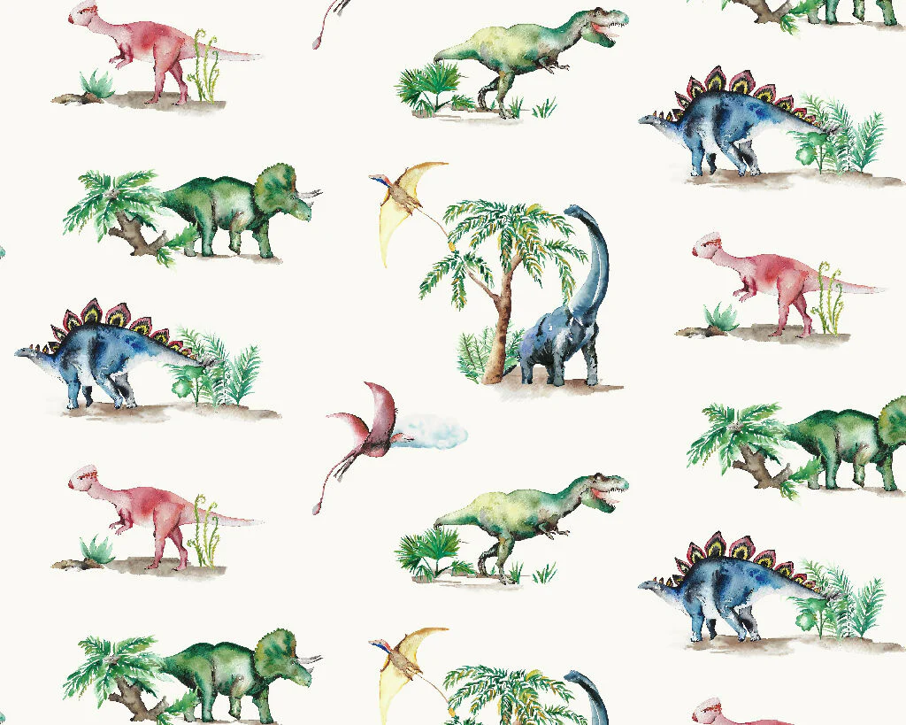 Dinosaurs Curtain Fabric - Image 2