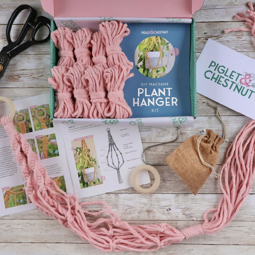 DIY Macrame Plant Hanger Craft Kit - Image 10