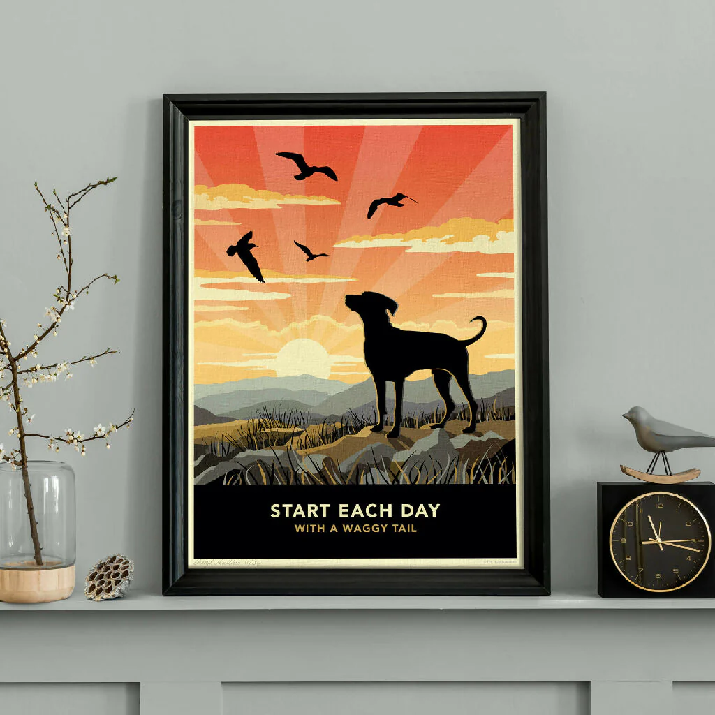 DOBERMANN ‘WAGGY TAILS’ LIMITED EDITION ART PRINT - Image 2