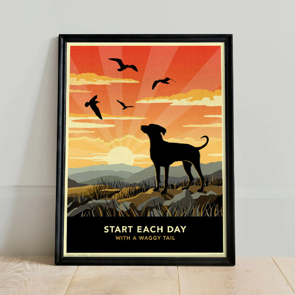 DOBERMANN ‘WAGGY TAILS’ LIMITED EDITION ART PRINT - Image 5